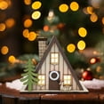 thumbnail image 5 of Cheapark Wooden Lighted Christmas Ornaments - Handcrafted Wooden Crafts for Room Decor & Heartwarming Holiday Gifts, 5 of 6