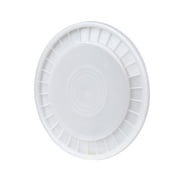 United Solutions 5 Gallon Round Plastic Utility Bucket Lid, White, 1 Each