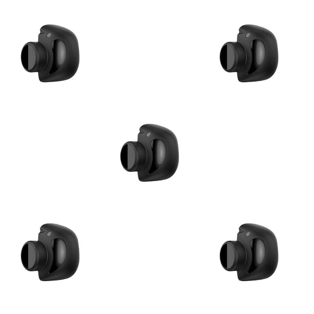 sweethay Plastic Gimbal Cover Anti-colisión Case Protector Anti-impact Guard Aircraft Suministros Reemplazo para Black Negro 5piezas