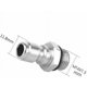 thumbnail image 3 of Conector de liberación rápida de 1/4 pulgadas, macho de 14 mm a adaptador de rociador de jabón de liberación rápida de 1/4 pulgadas para lavadora a presión, acoplador de acero inoxidable para lanza de, 3 of 4