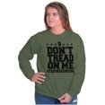thumbnail image 3 of US Army Gadsden Flag Slogan Saying Unisex Plus Fleece Graphic Sweatshirt Brisco Brands 5X, 3 of 5