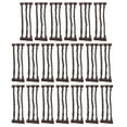 thumbnail image 1 of SWETRACE 20 Pcs Clôture Décorative pour Jardin PVC Marron pour Modèles de Ferme Modèles d'Animaux, 1 of 5