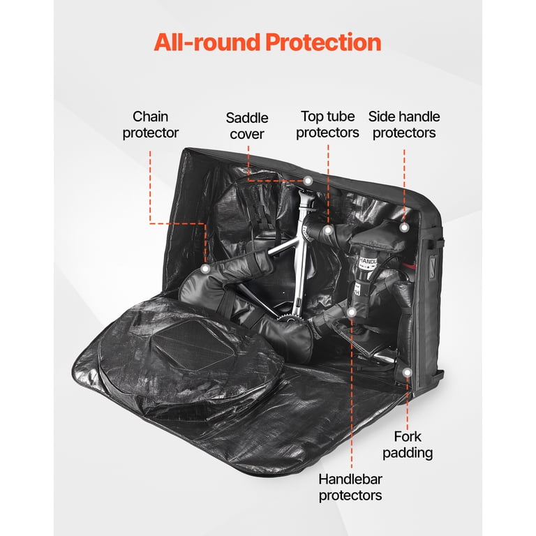 VEVOR Bike Travel Bag, Transport Universal Bicycle Storage Case