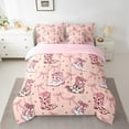 thumbnail image 2 of Erosebridal Cute Bowknot Bedding King Size,Farmhouse Cowgirl Boots Comforter Sets with Sheets,Chic Botanical Flower Daisy Bedding Sets King Size,Ultra Soft Bedroom Decorative Reversible,7pcs, 2 of 6