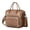 Camel, variant on Chic Retro Insulated Cooler Bag - Large Leakproof Multi-Pocket Tote with Ethnic Floral Design