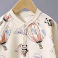 thumbnail image 4 of UAYOTSE Baby Bodysuit Long Sleeve Romper 3 6 9 12 18 24 Months Newborn Fall Winter Pajamas Preemie Infant Boys Girls Sleepers Loungewear,Sizes 12-18 Months, 4 of 5