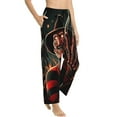 thumbnail image 2 of Freddy Krueger Women's Pajama Pants, Comfy All Over Print Lounge Pants Casual Sleepwear with Pockets & Drawstring, 2 of 8