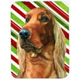 thumbnail image 1 of Irish Setter Candy Cane Holiday Christmas Mouse Pad, Hot Pad & Trivet, 1 of 1