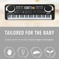 thumbnail image 4 of WLOELOEW A,B,C Usb Musical Mic 61Key Piano Electronic Portable Instrument Kid Keyboard Toy, 4 of 9