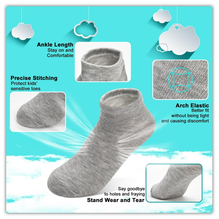 Elutong Kids Low-Cut Ankle Socks 30-Pack photo 2