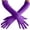 Purple, variant on dgysar Women's Party Gloves Pack, Stretchy Material for a Snug Fit, Perfect for Enhancing Evening Gown or Performance Costume. Purple
