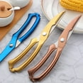 thumbnail image 5 of 1X Stainless Steel Poultry Kitchen Chicken Bone Scissor With Safe Lock Cutter Cook Tool Shear Cut Duck Fish Meat Kitchen Gadgets, 5 of 6