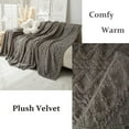 thumbnail image 4 of Housse en Velours pour Canapé Universel (Canapé d'Amour, Gris), 4 of 5