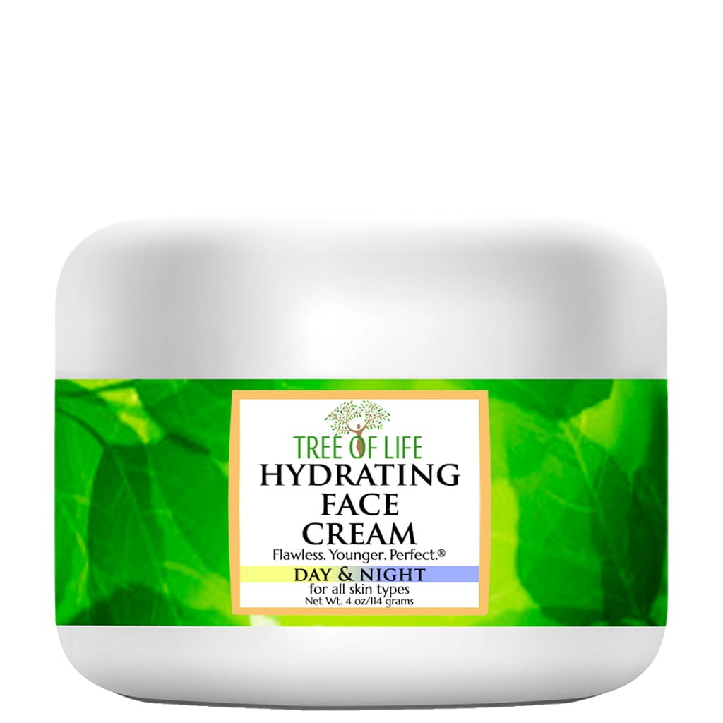 Tree of Life Hydrating Face Cream | Moisturizing Facial Cream with Botanical Hyaluronic Acid, 2 fl oz