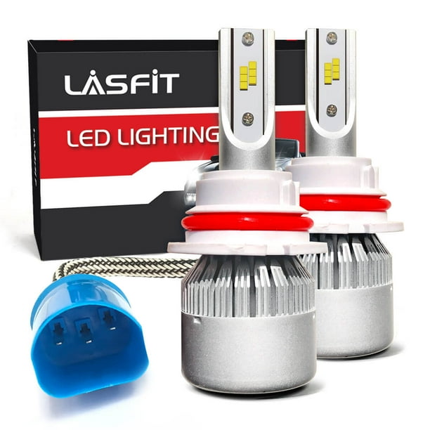 LASFIT LED Headlight Bulbs Conversion Kit 9007 HB5 Hi/Lo Dual Beam