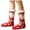 Z2-Red, variant on Slipper Socks With Grips Womem Men Christmas Cartoon Print Lined Socks With Grippers Non Thermal Cozy Stockings Winter Thicked Home Sleep Gift,Black