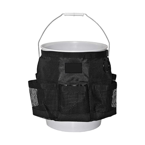 Yuarrent Capacidad grande del cubo negro del de coches para los suministros de limpieza del de coches cubo de 5 galones Deportes acuáticos