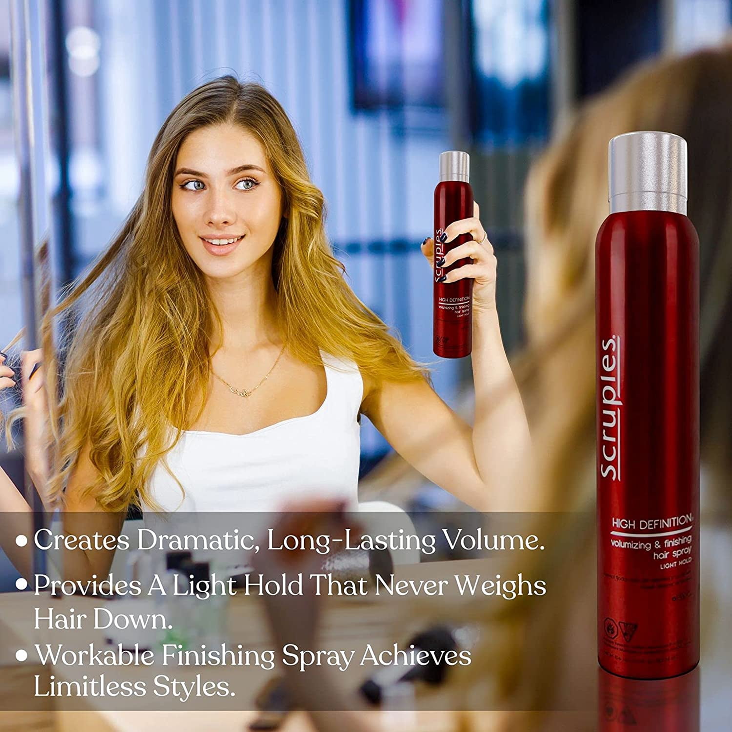 Scruples High Definition Volumizing & Finishing Hair Spray Light Hold - 10.6 oz