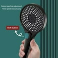 thumbnail image 7 of Anuirheih Clearance Handheld Shower Head, 3 Modes High Pressure Filtered Shower Head with Anti Slip Grip, Bathroom Accessories(Black), 7 of 7
