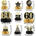 thumbnail image 6 of 9 Pieces 60th Birthday Decoration 60th Birthday Honeycomb Centerpieces for Men and Women Sixty Years Birthday Party Decoration Supplies, 6 of 6