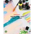thumbnail image 6 of Fantastory Acrylic Paint Set, 24 Pastel Colors Acrylic Craft Paints Kit, 12 Brushes, 2oz, 6 of 10