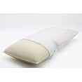 thumbnail image 2 of OrganicTextiles Natural Latex Pillows with Organic Cotton Cover (Queen, Firm, 2-Pack) GOTS Certified, Bed Pillow for Sleeping, Neck Pain Relief, Head Support, for Side Back Stomach Sleeper, 2 of 7