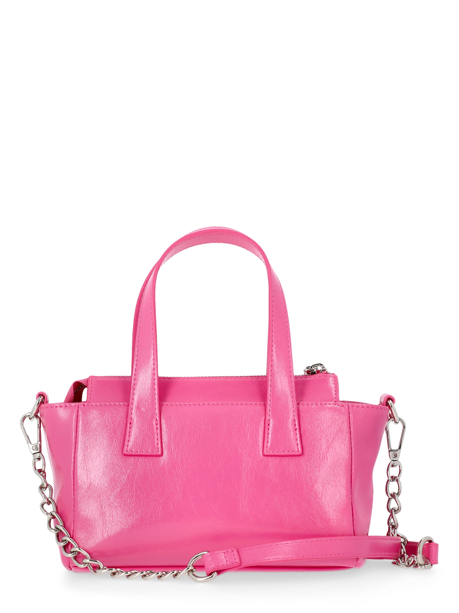 Madden NYC Women's Clip Belt Satchel, Pink
