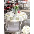 thumbnail image 5 of Outdoor Tablecloth with Umbrella Hole for Patio/Picnic/Party/Camping, Yellow Spring Floral Waterproof Table Cloth Round Cover Washable, Summer Flowers Botanical Elegant (Dia 60"), 5 of 8