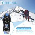 thumbnail image 2 of Agarres para nieve y hielo con 10 clavos para zapatos, antideslizantes, universales, elásticos, con calce deslizante, para nieve y hielo, tacos de tracción, crampones, 2 of 4