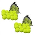 thumbnail image 2 of Lot de 24 Balles de Tennis avec Sac de Rangement - Balles de Tennis à Paroi Épaisse de Qualité Fine - Parfaites pour le Tennis et le Cricket,24 x Balles de Tennis 2 x Sac de Rangement,Vert, 2 of 8