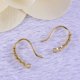 thumbnail image 5 of Qarigey 1 par de pendientes brillantes con gancho para la oreja, delicados pendientes de moda, accesorio decorativo de joyería para el trabajo diario Ropa, zapatos y accesorios Miscelánea Qarigey AP015818-01, 5 of 6