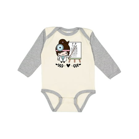 

Inktastic Optometrist Gifts Gift Baby Girl Long Sleeve Bodysuit