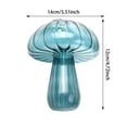 thumbnail image 2 of Hydroponic Vase Style Glass Flower Bud Vase Vase Suitable For Home Flowerpots with Dish Flower Pot Pendant Light Flower Pot Holders for inside Flower with Handle Small Flower for Indoor, 2 of 3