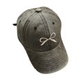 thumbnail image 3 of Gorra de béisbol con lazo, gorra de camionero informal de primera calidad para correr al aire libre, señoras y mujeres negro, 3 of 8