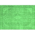 thumbnail image 1 of Ahgly Company Indoor Rectangle Abstract Emerald Green Modern Area Rugs, 8' x 10', 1 of 4