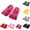 Hot Pink, variant on Unisex Funny Monster Slippers Soft Comfortable Slip On Claw Shoes Winter Flannel Anti-Skid Warm Cozy Novelty Slippers For Halloween Christmas Cosplay Costumes Pink Women5.5-10/Men4.5-9