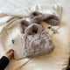 thumbnail image 3 of Bolso Mujer Fluffy Satchel Suave Casual Bolsos Peludos Damas Citas ( ) Café, 3 of 9