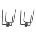 thumbnail image 2 of OneGrill Chrome Steel Grill Rotisserie Spit Rod Forks (Fits: 1/2 Inch Hexagon, 3/8 Inch Square, 1/2 Inch Round), 2 of 4