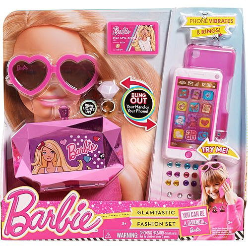 barbie electronic purse set