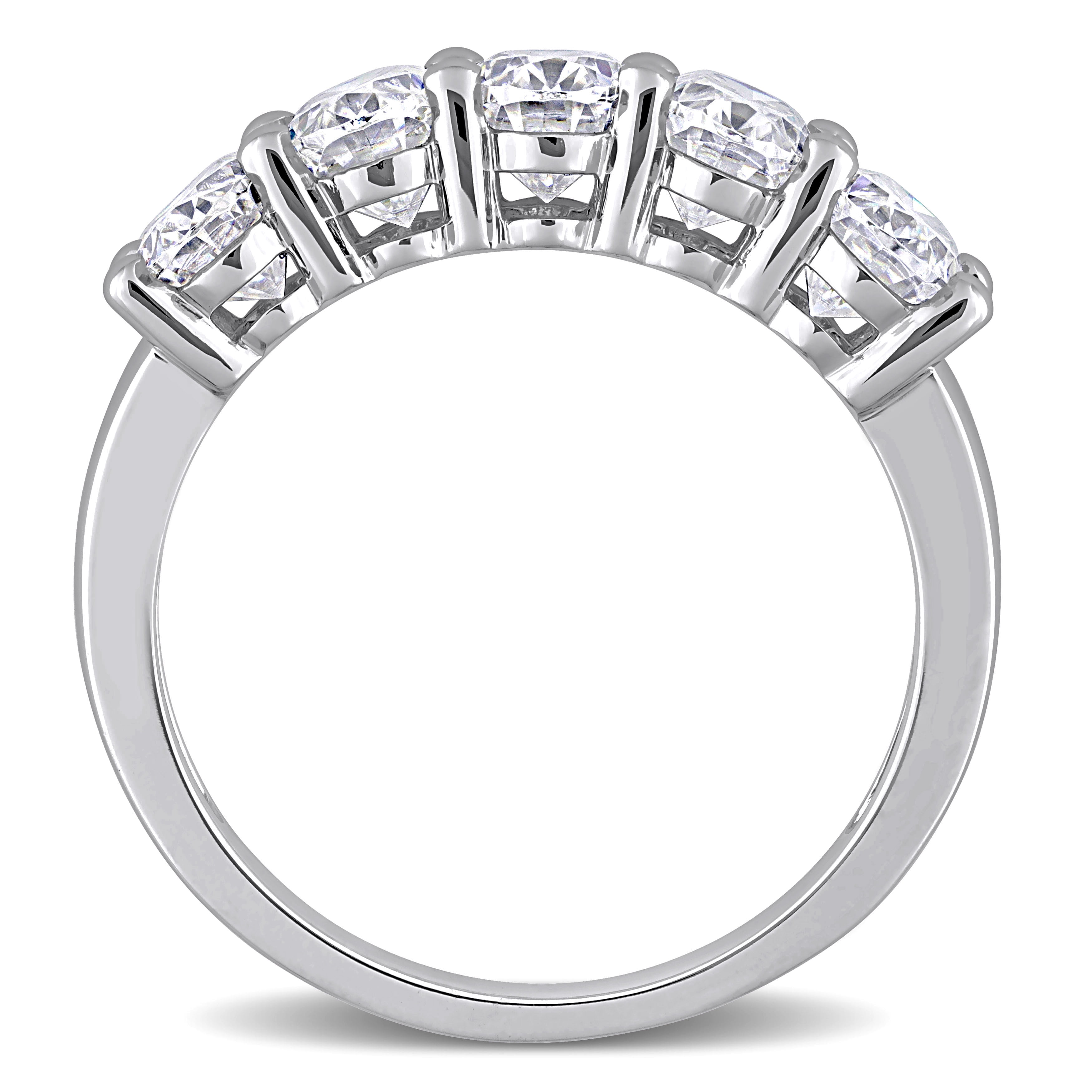 Everly Women's Moissanite 10k White Gold Ring