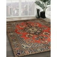 thumbnail image 2 of Ahgly Company Indoor Rectangle Traditional Saffron Red Persian Area Rugs, 7' x 9', 2 of 6