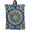 Multicolor, variant on Turquoise Blue Boho Blanket Soft Cozy Warm Throw Blanket for Couch, Plush Fuzzy Flannel Blankets for Sofa, Country Vintage Abstract Medallion Art Bed Blankets Lightweight Gifts for Women, 30"x40"