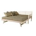 thumbnail image 3 of Kodiak Furniture Boho Wood Daybed/Pop Up Bed in White w/ Blue Mattresses, 3 of 10