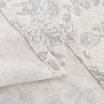 thumbnail image 3 of Curtainking Gray Cafe Curtains 26x24 inch Kitchen Curtain Farmhouse Curtains for Laundry Room 2 Panels, 3 of 9