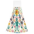 thumbnail image 7 of Yayeee Kitchen Hanging Hand Towels Set of 2 with Loop Bathroom Absorbent Tie Towel, Abstract Floral, 7 of 7