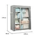 thumbnail image 2 of Closet Organizador de Ropa | Armario Armable | Ropero Portátil Amplio | Acero Inoxidable | Tela Impermeable, 2 of 5