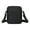 Black, variant on Black Fashionable Casual Lightweight Men'S One-Shoulder Square Bag Iron Hanging Ring Sports Cycling Messenger Bag 22X19X6 Cm 8.7X7.5X2.4 Inches Oxford Cloth For Outdoor Use Black Color Bla