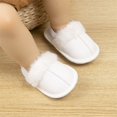 thumbnail image 2 of Baby Sweetie Baby Girls Sandals Cute Plush Patchwork Princess Flats Casual Walking Shoes for Newborn Infant Toddler, 2 of 9