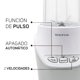 thumbnail image 3 of Procesador de Alimentos Taurus Verde Natural con 2 Vasos y 2 Cuchillas para Pulverizar, 3 of 7
