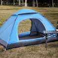thumbnail image 4 of MADOG Set of 3 Pop Up Tent + Camping Chairs, 2 Person Dome Tent and 2 Folding Moon Chairs Combo for Backpacking Hiking Traveling, Includes Carrying Bag, Blue, 4 of 10